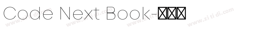 Code Next Book字体转换